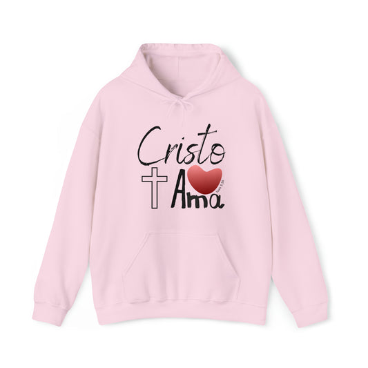 Cristo Te Ama Unisex Hooded