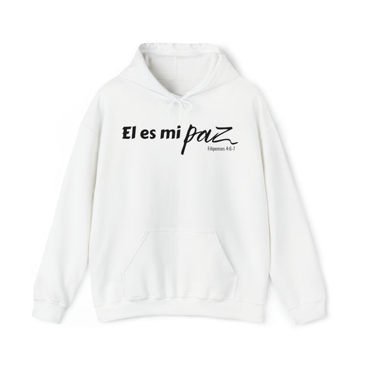 El Es Mi Paz Unisex Hooded