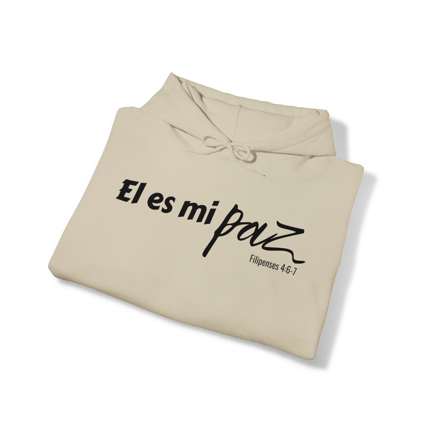 El Es Mi Paz Unisex Hooded