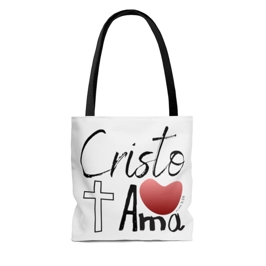 Cristo T Ama Tote Bag