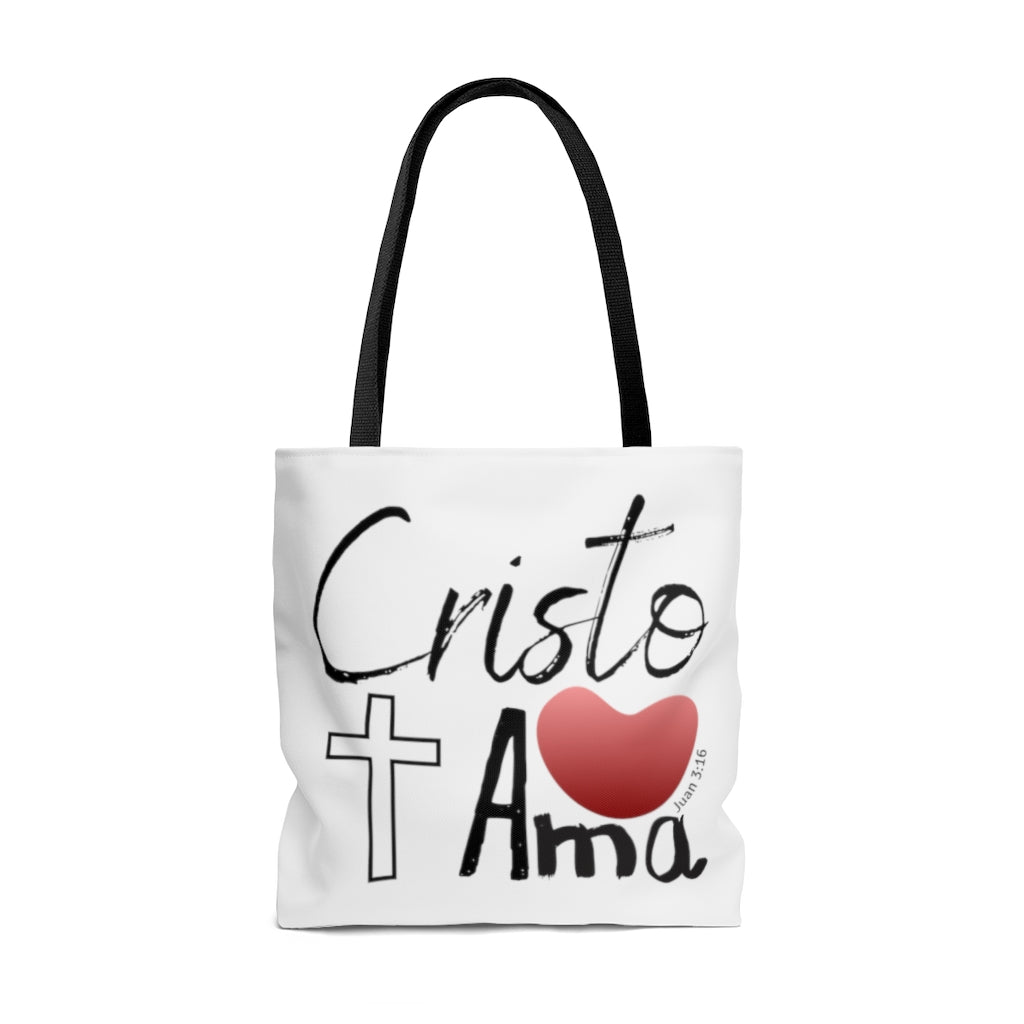 Cristo T Ama Tote Bag