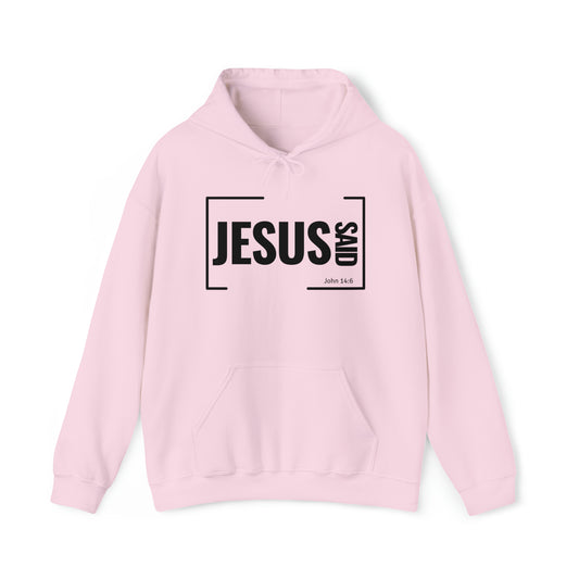 Jesus Said Unisex Hooded