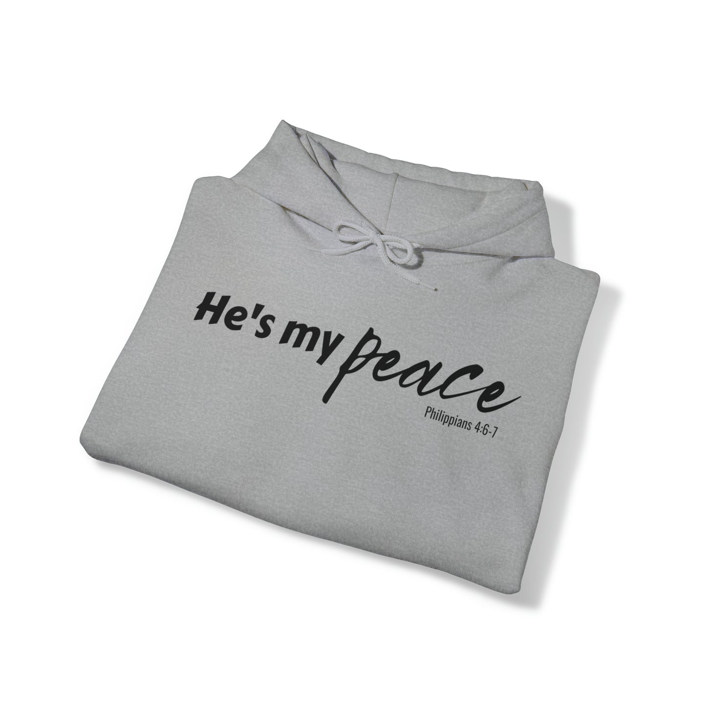 He's My Peace Unisex Hooded