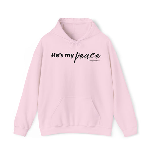 He's My Peace Unisex Hooded
