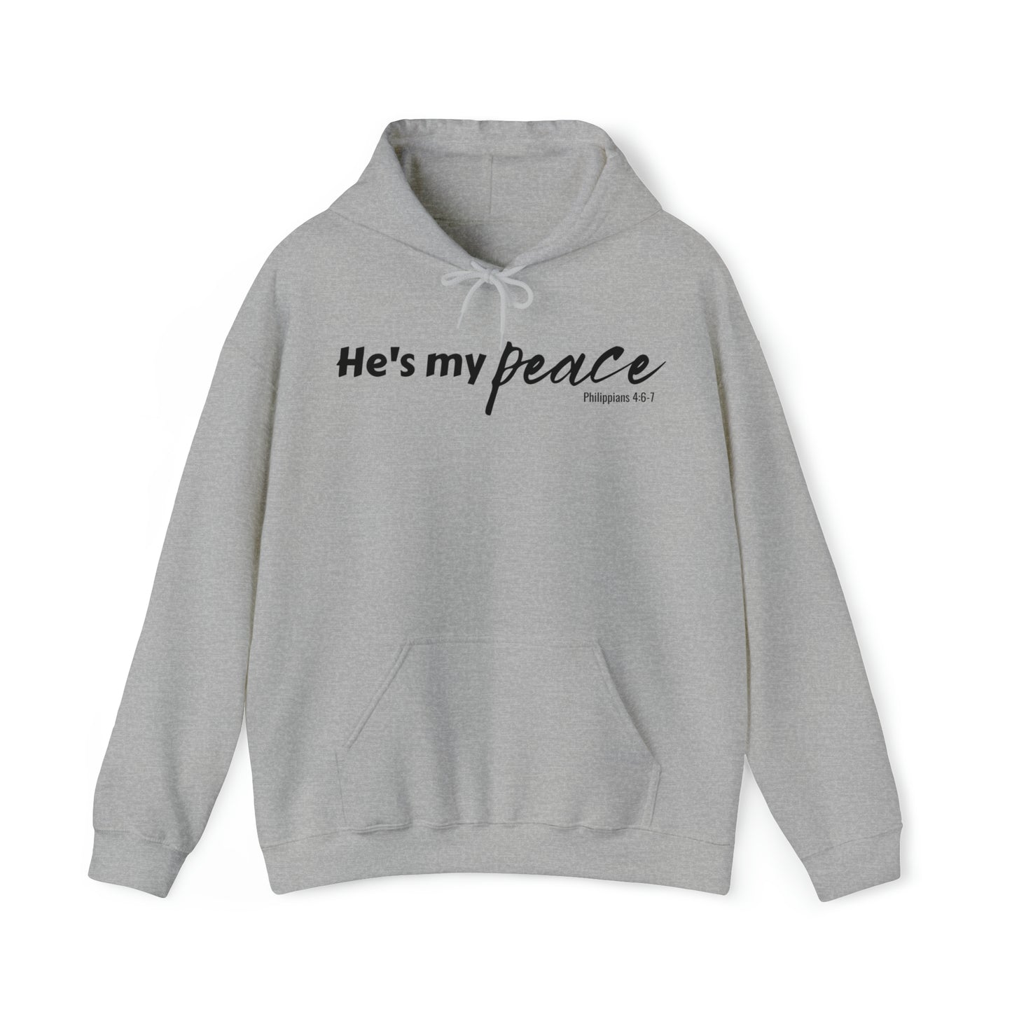 He's My Peace Unisex Hooded