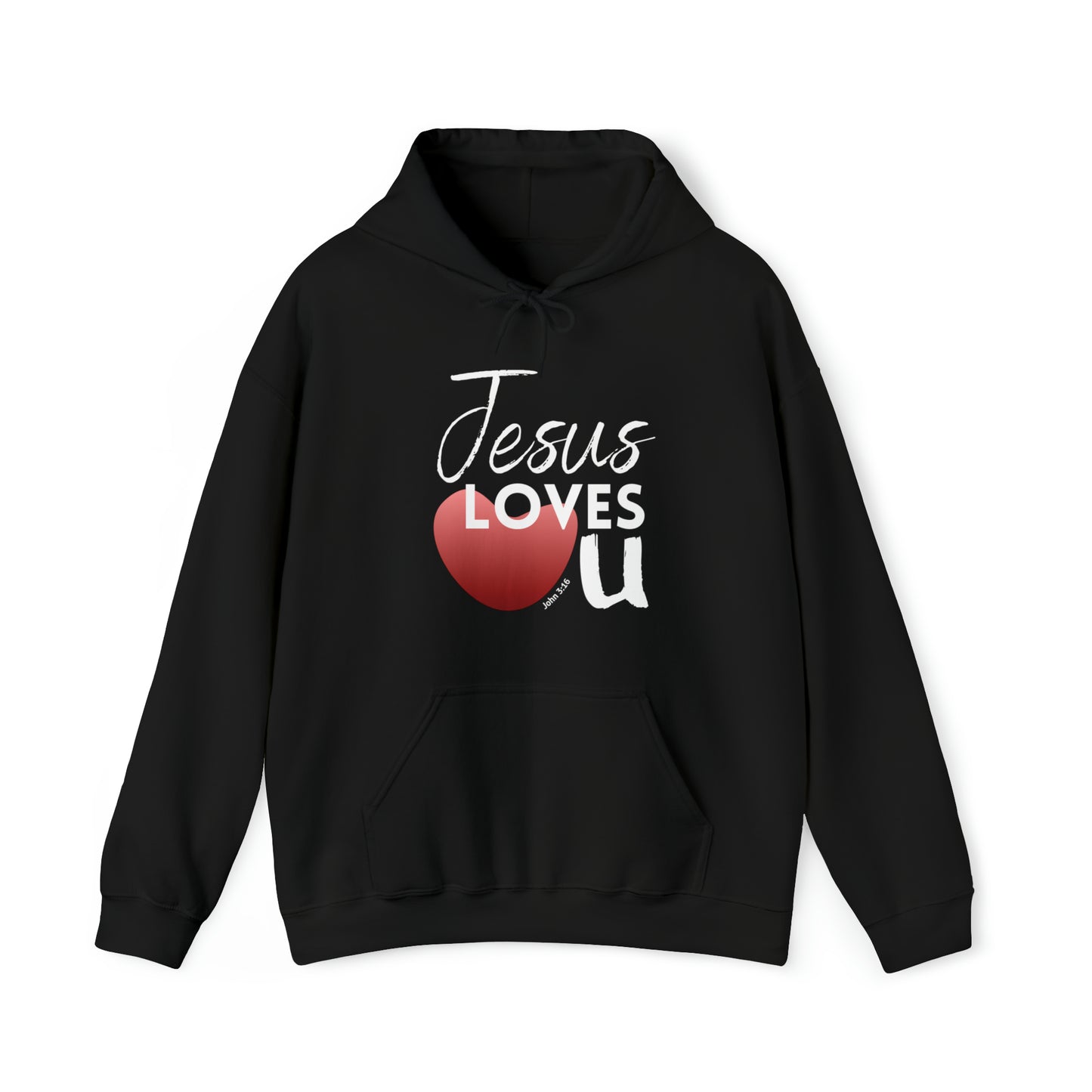 Jesus Loves U Unisex Hooded