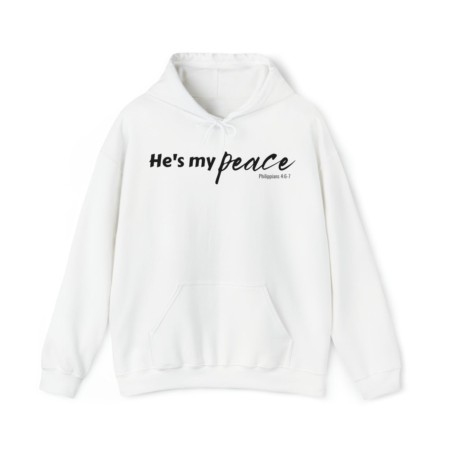 He's My Peace Unisex Hooded