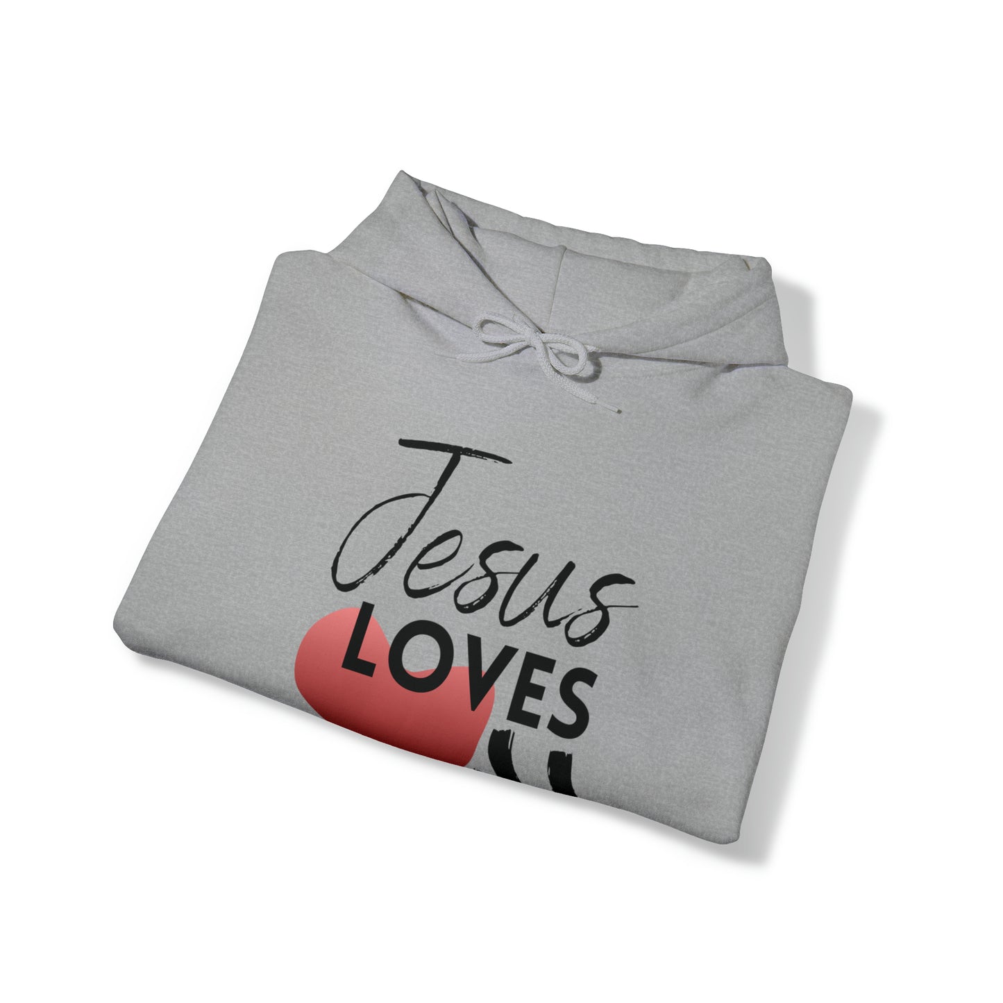 Jesus Loves U Unisex Hooded