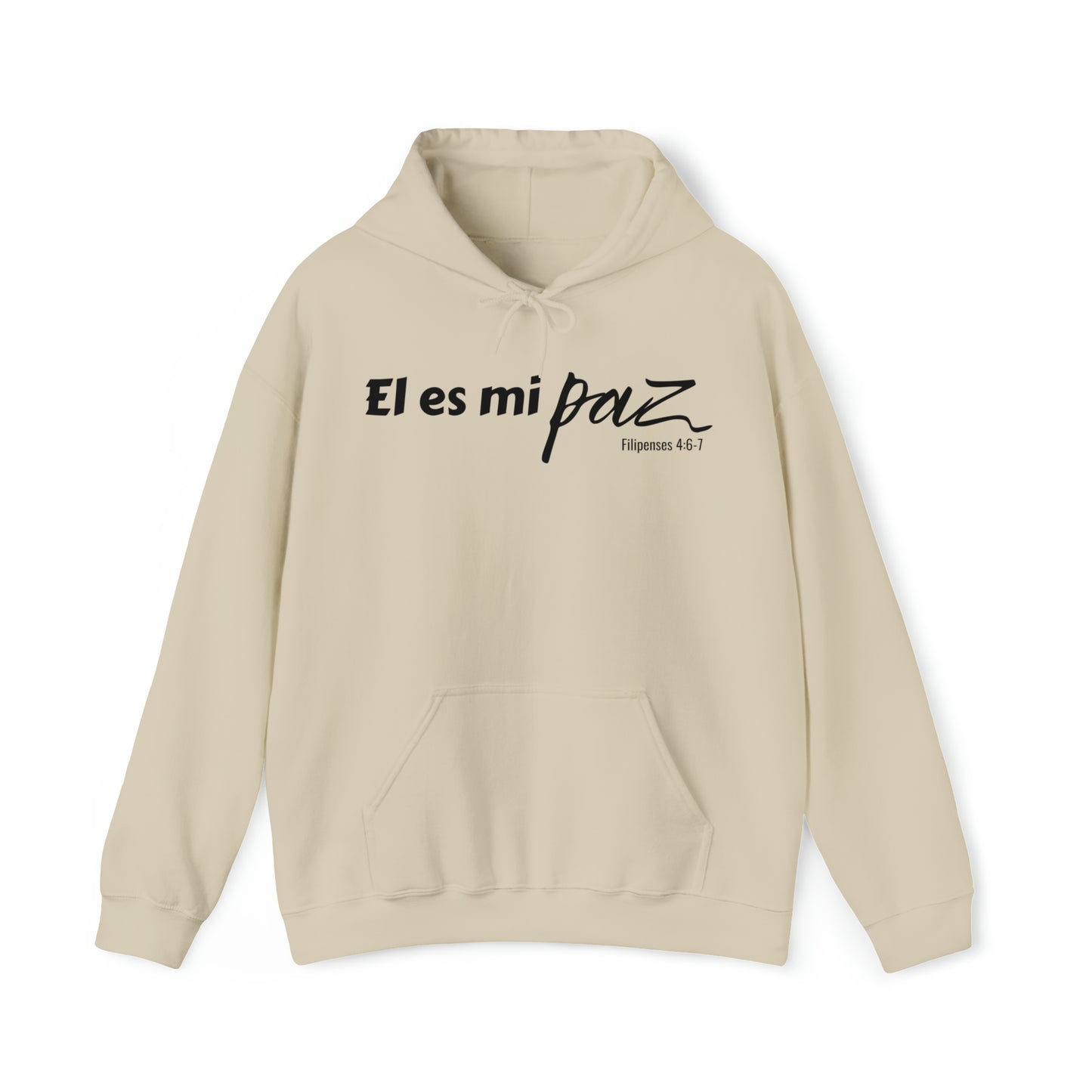 El Es Mi Paz Unisex Hooded