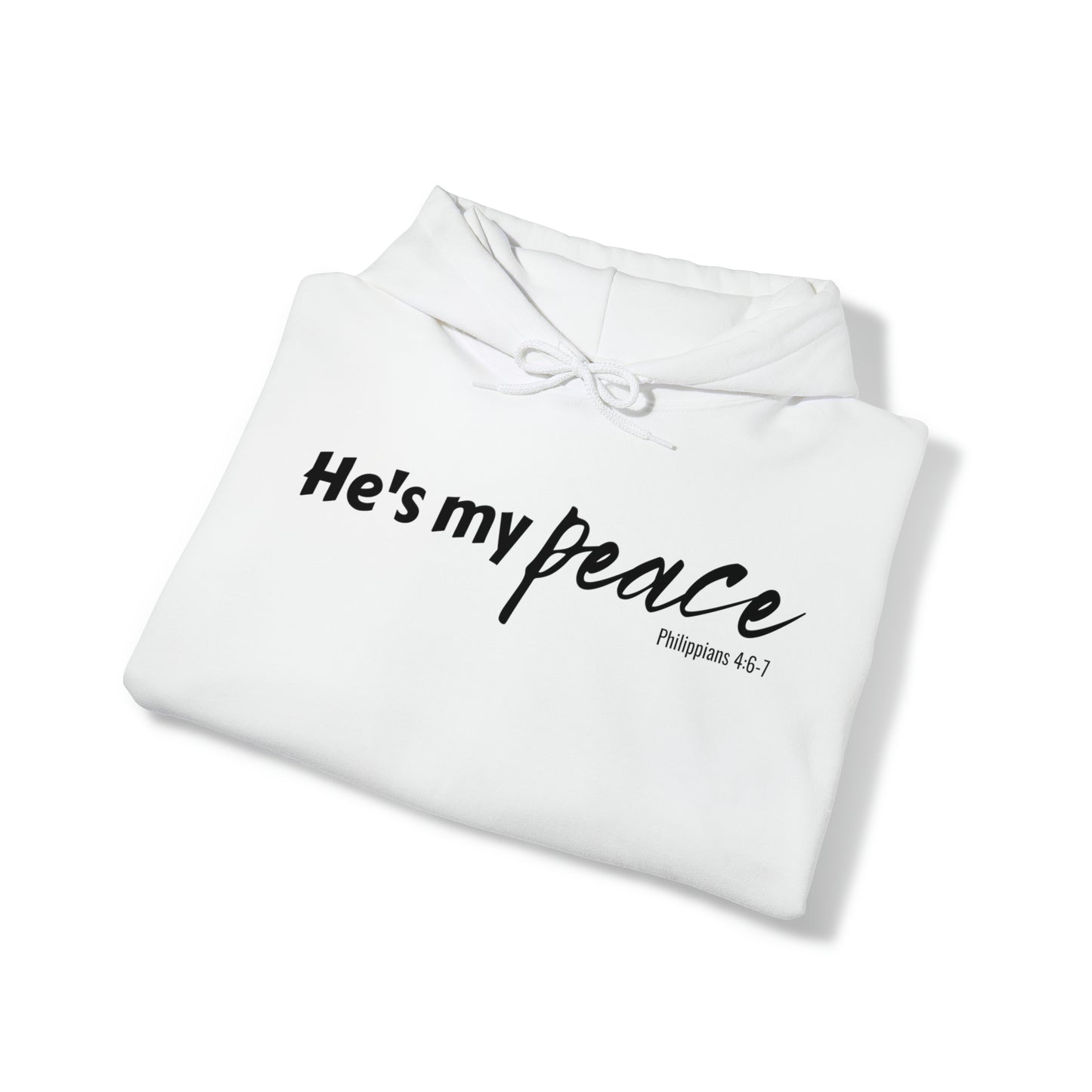 He's My Peace Unisex Hooded