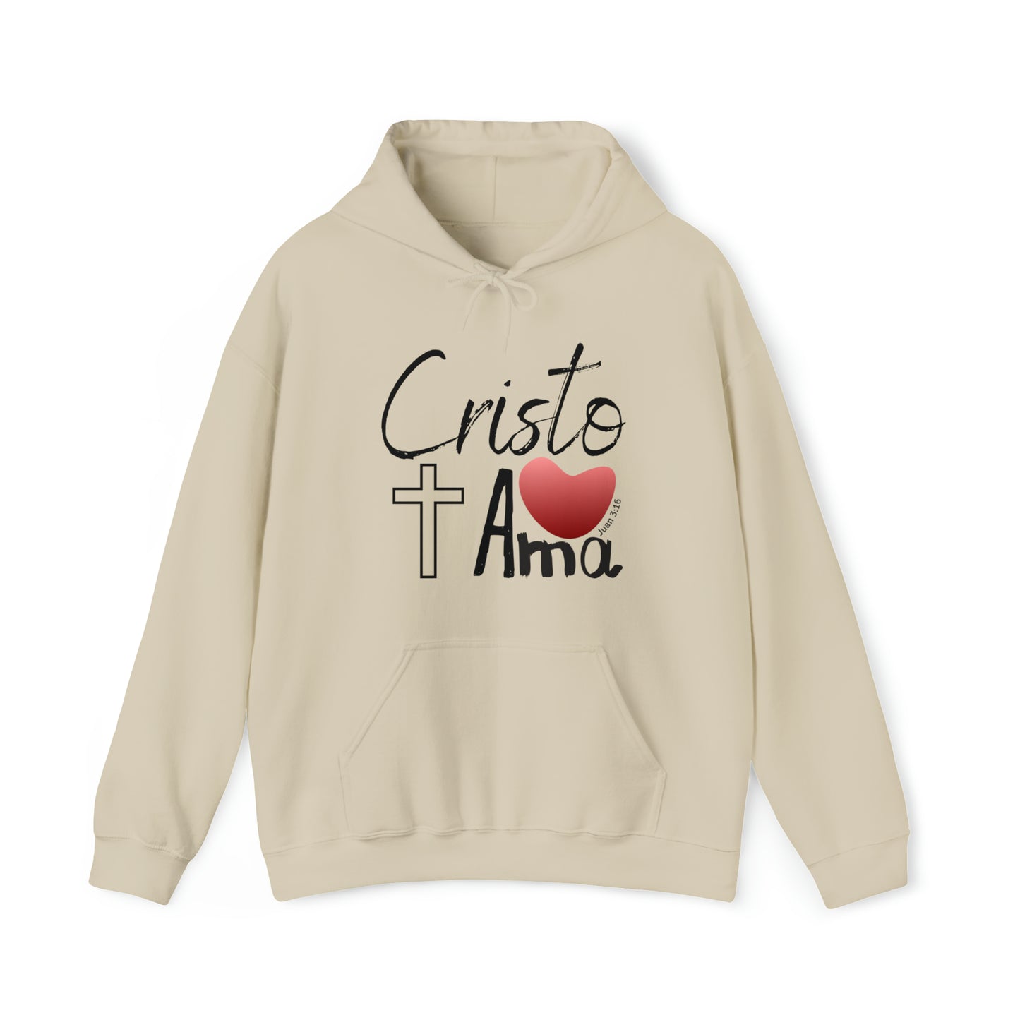 Cristo Te Ama Unisex Hooded