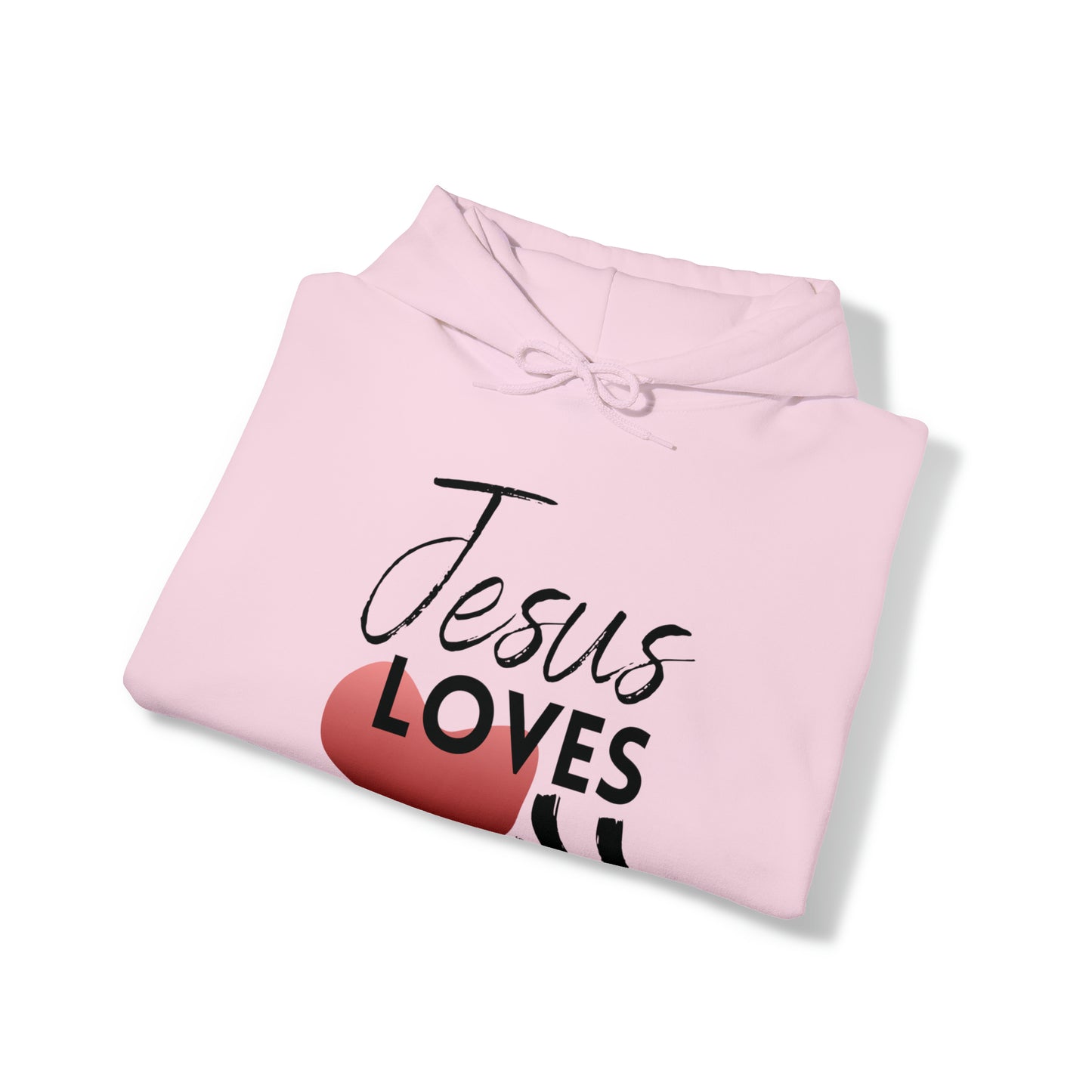 Jesus Loves U Unisex Hooded