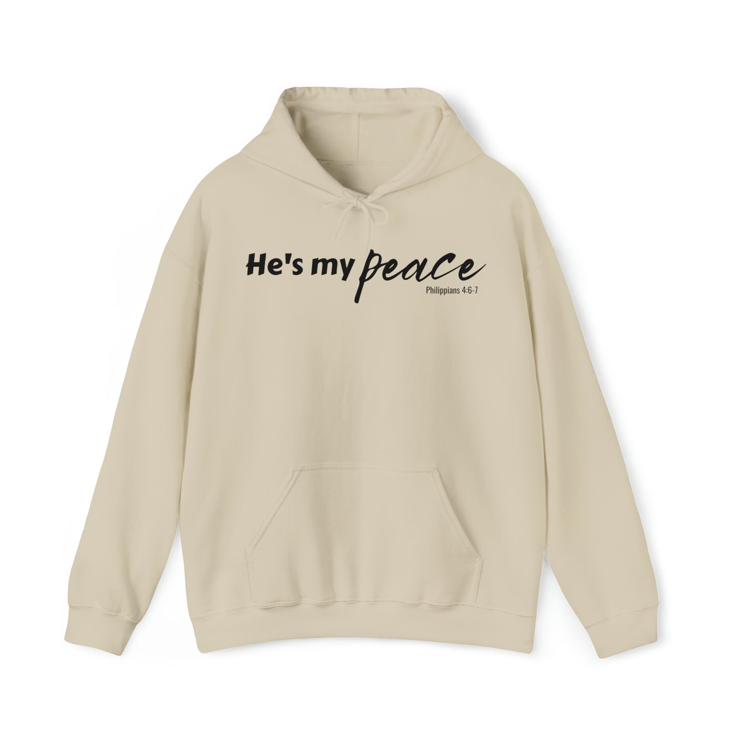 He's My Peace Unisex Hooded