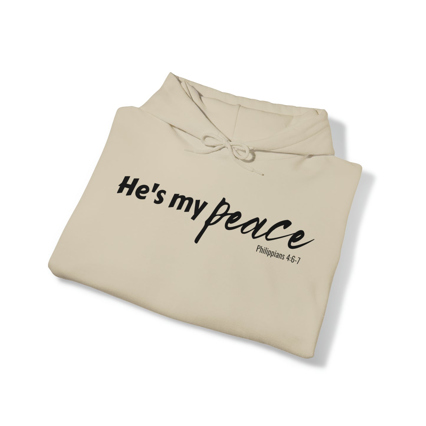 He's My Peace Unisex Hooded