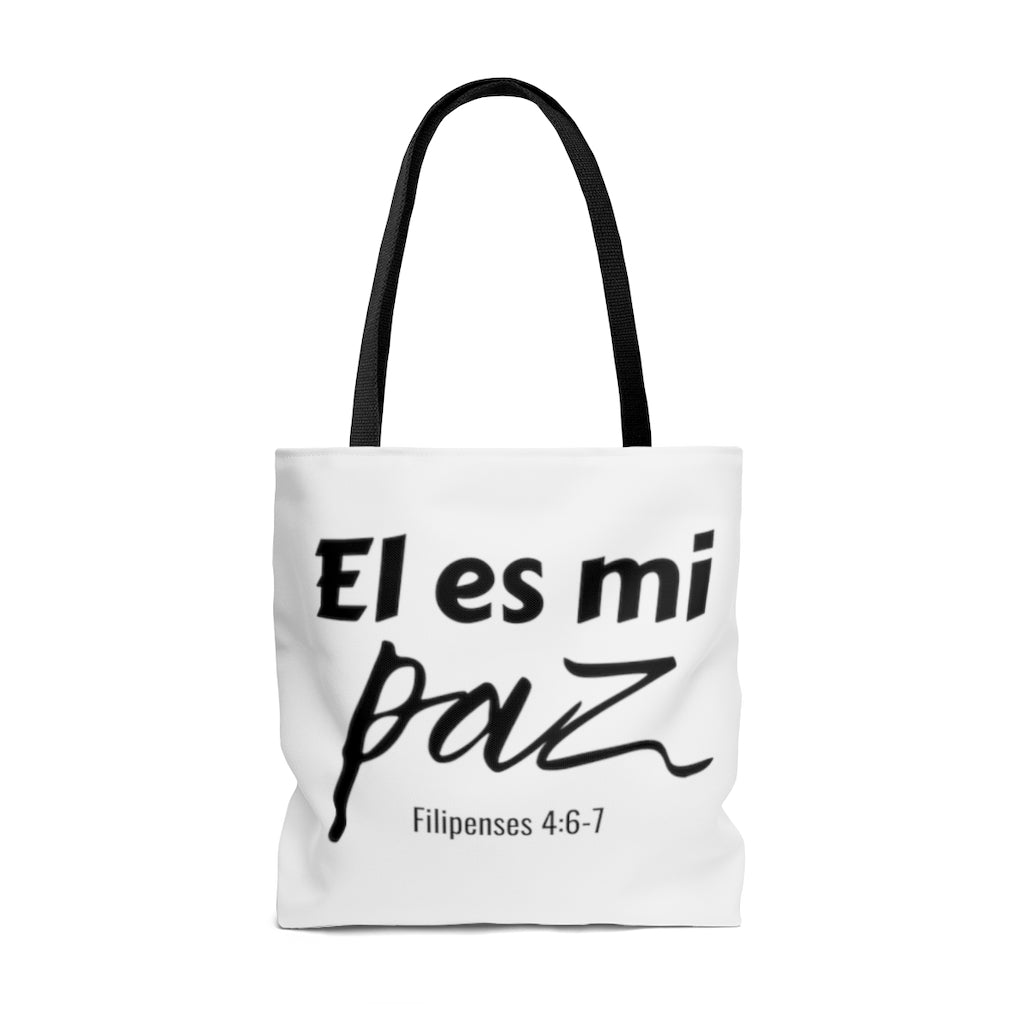 El Es Mi Paz Tote Bag