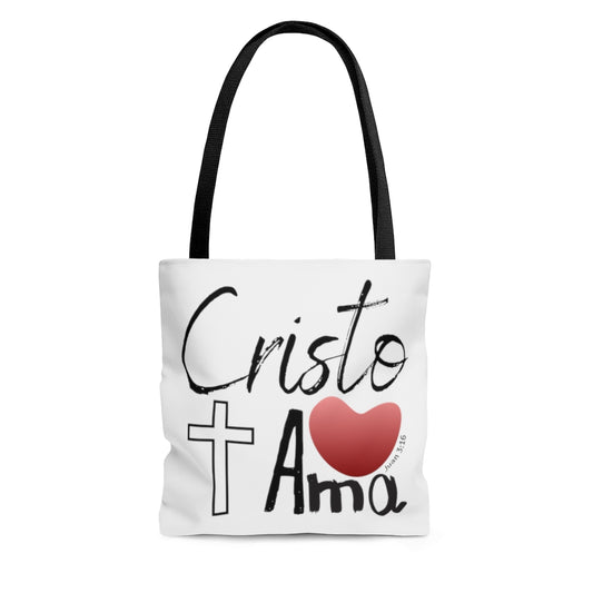 Cristo T Ama Tote Bag
