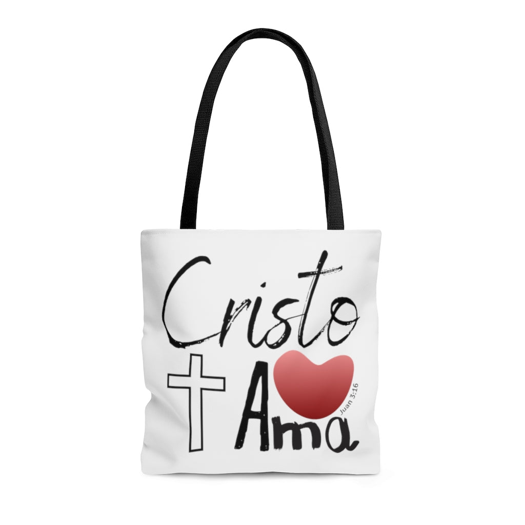 Cristo T Ama Tote Bag