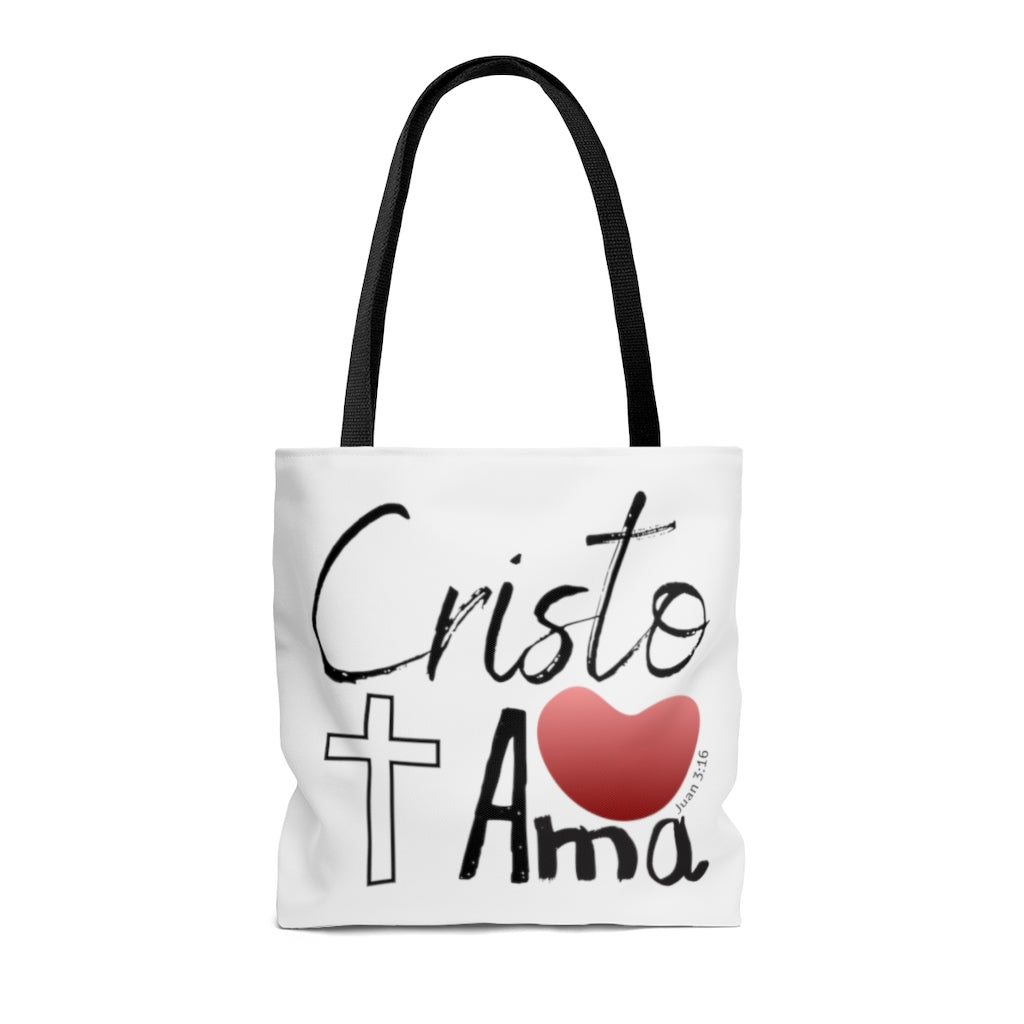 Cristo T Ama Tote Bag